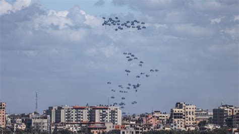 ABD Gazze Şeridine havadan yardım gönderdi
